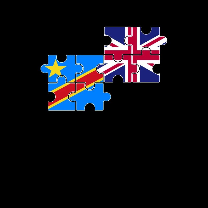 DR Congo UK Flag British Congolese
