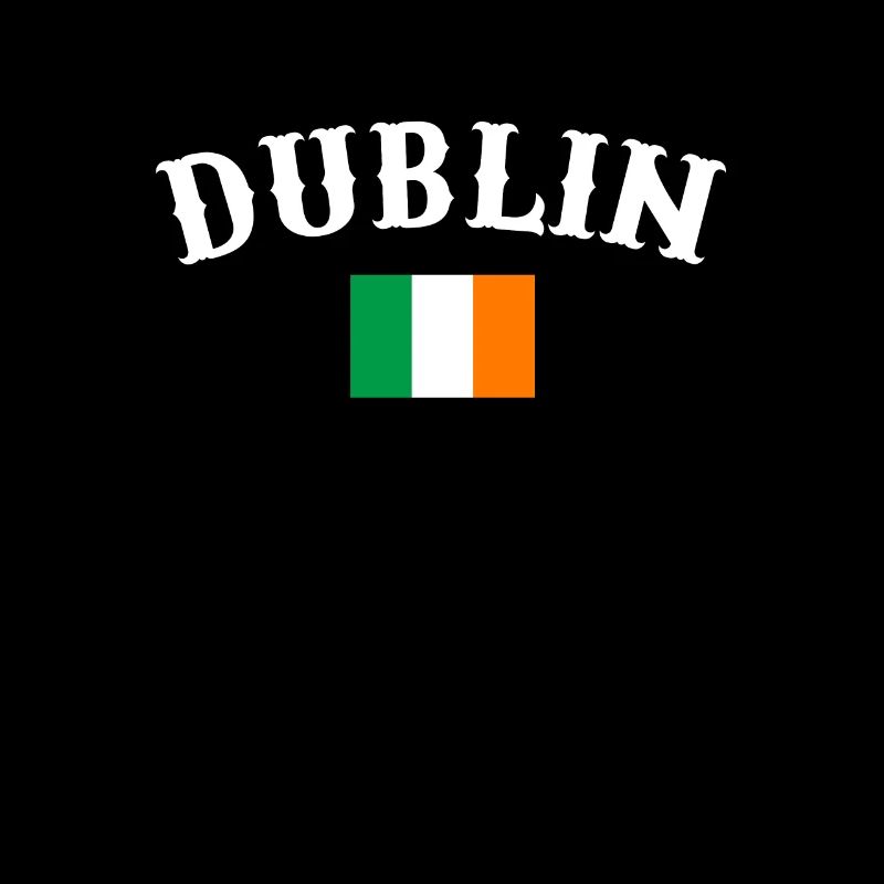 Dublin, Irlande, Drapeau, Irlandais irlandais