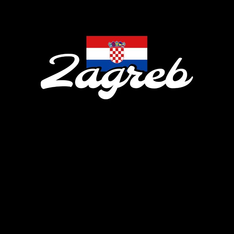Zagreb Croatie Drapeau croate Croate
