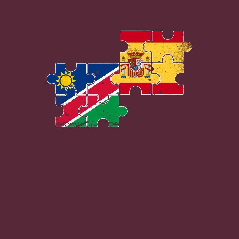 Namibia Spanien Vintage Flagge Spanisch Namibier