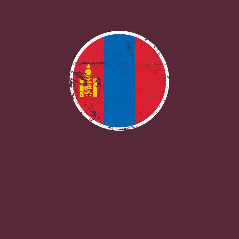 Mongolei Vintage Mongolische Flagge Mongole