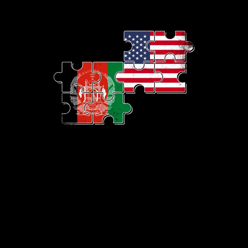 Afghanistan États-Unis Drapeau d’époque Afghan