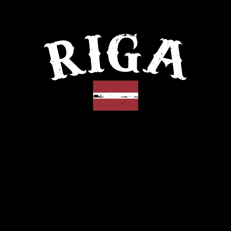 Riga Lettonie Vintage letton drapeau letton letton
