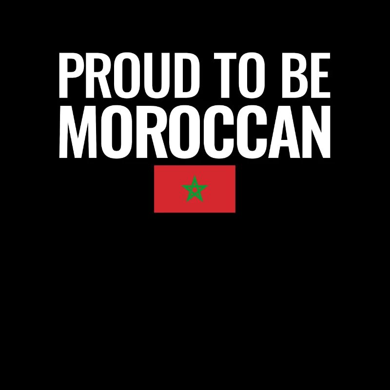 Fier D’être Marocain Drapeau Marocain Marocain