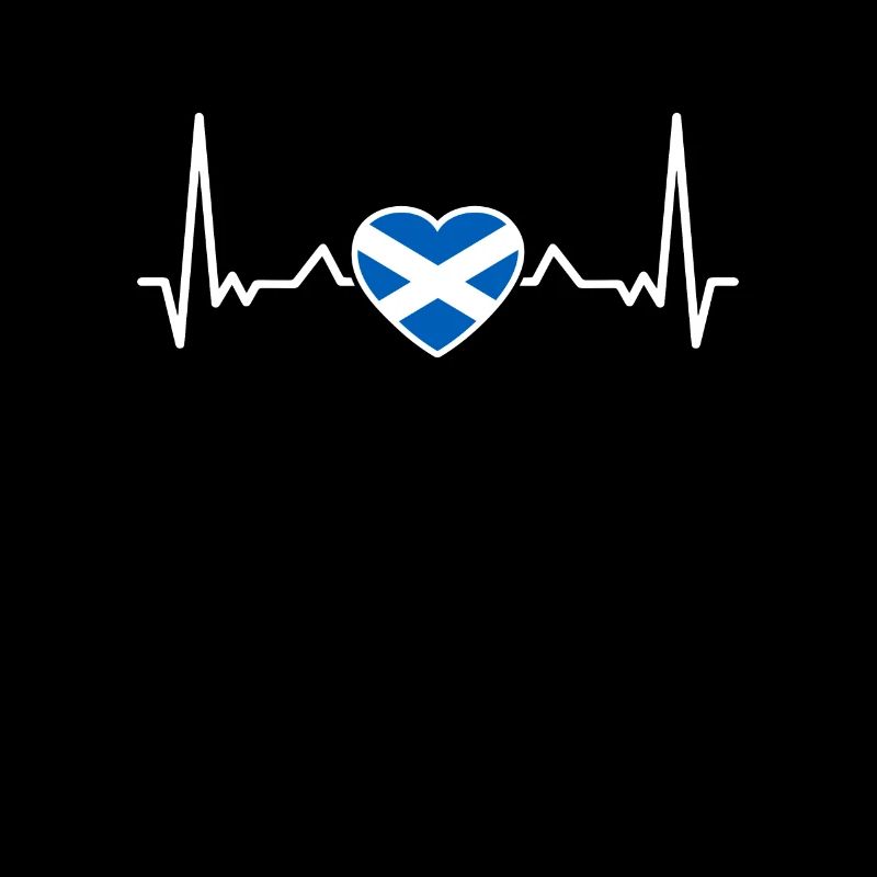 Ecosse Heartbeat Drapeau Ecossais Ecossais