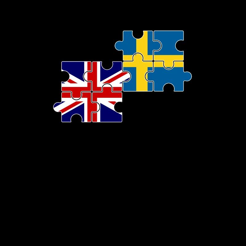 Suède Royaume-Uni Drapeau Suède britannique
