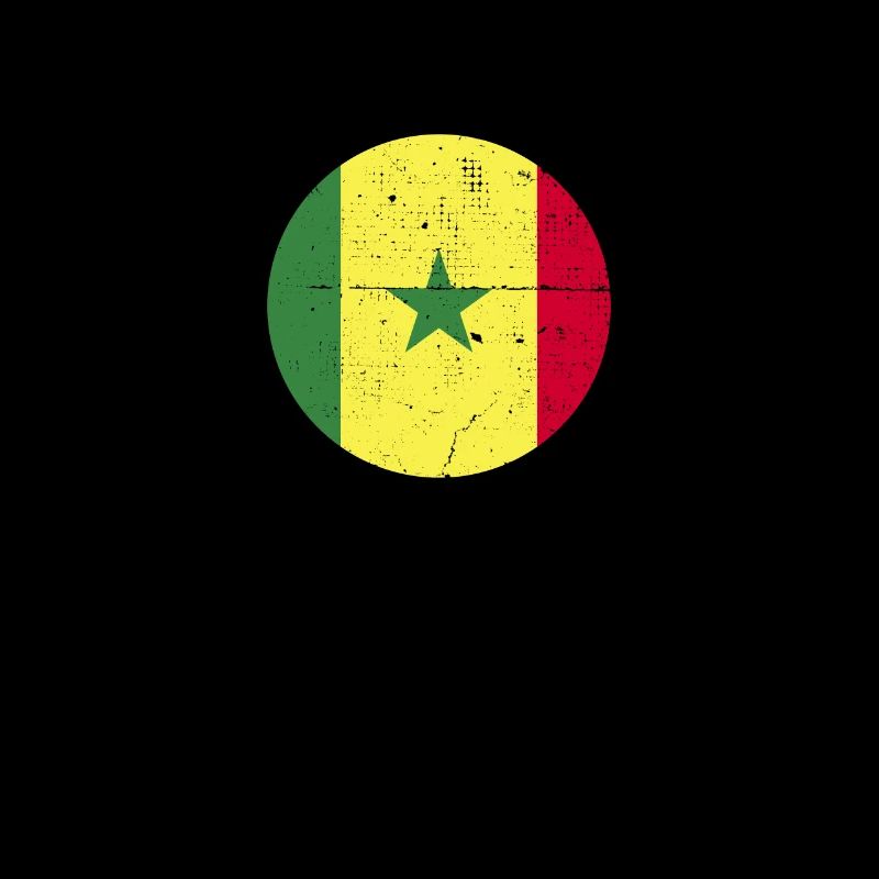 Sénégal Vintage Drapeau Sénégalais Sénégal