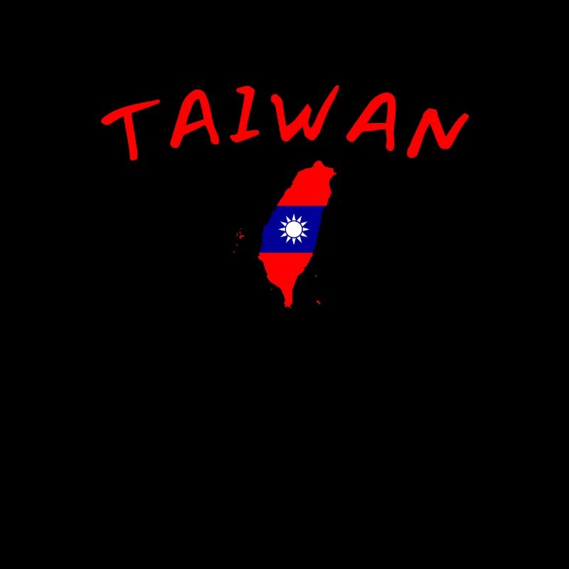 Taiwan Map Taiwanese Flag Taiwanese