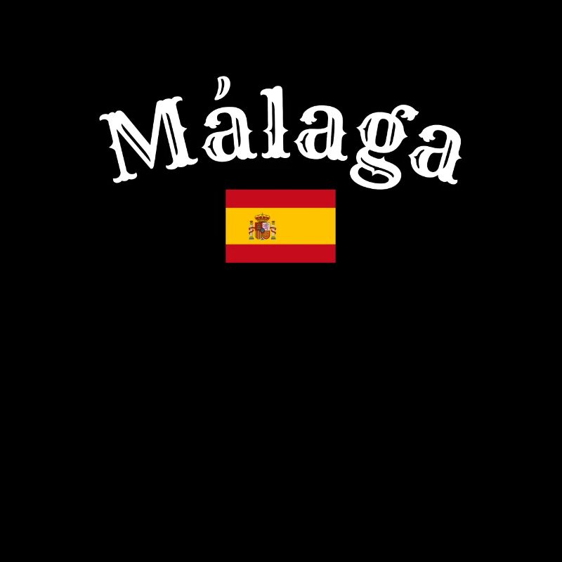 Malaga Spanien Spanische Flagge Spanier