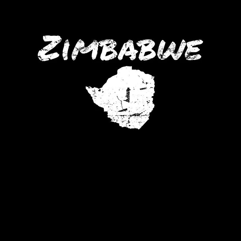 Zimbabwe Vintage Map Zimbabwe Zimbabwean