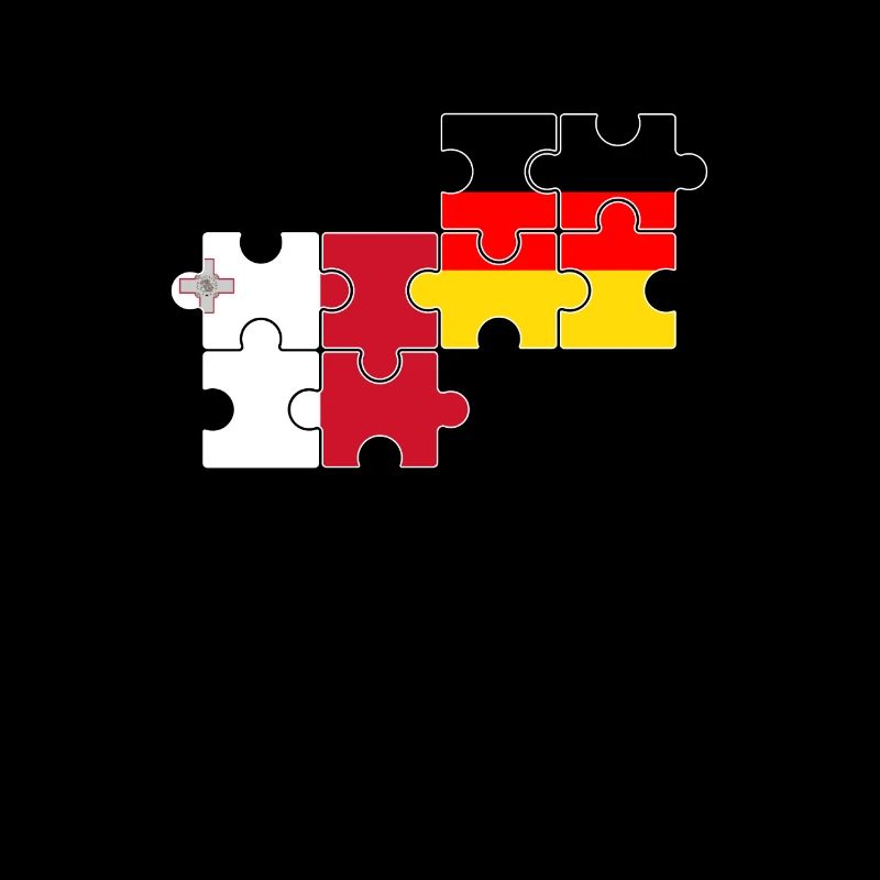 Malte Allemagne Drapeau Allemand Maltais