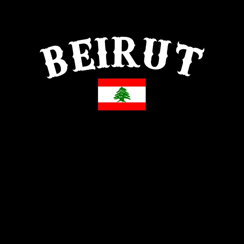 Beirut Libanon Libanesische Flagge Libanese