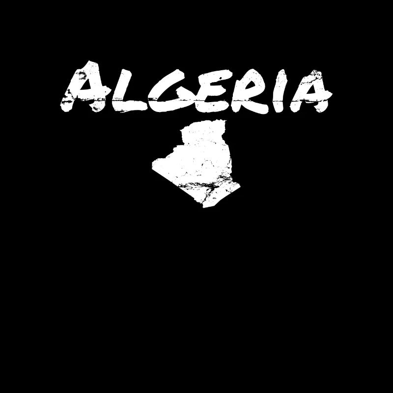 Algeria Vintage Map Algeria Algerian Algerians
