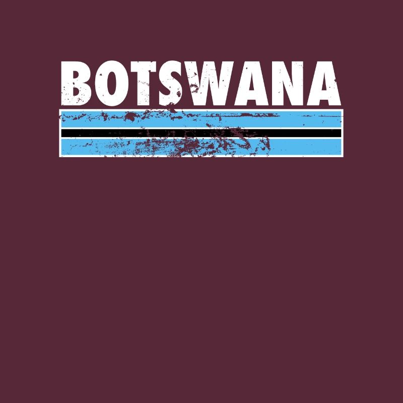 Botswana Botswana Vintage Botswana Drapeau du Botswana