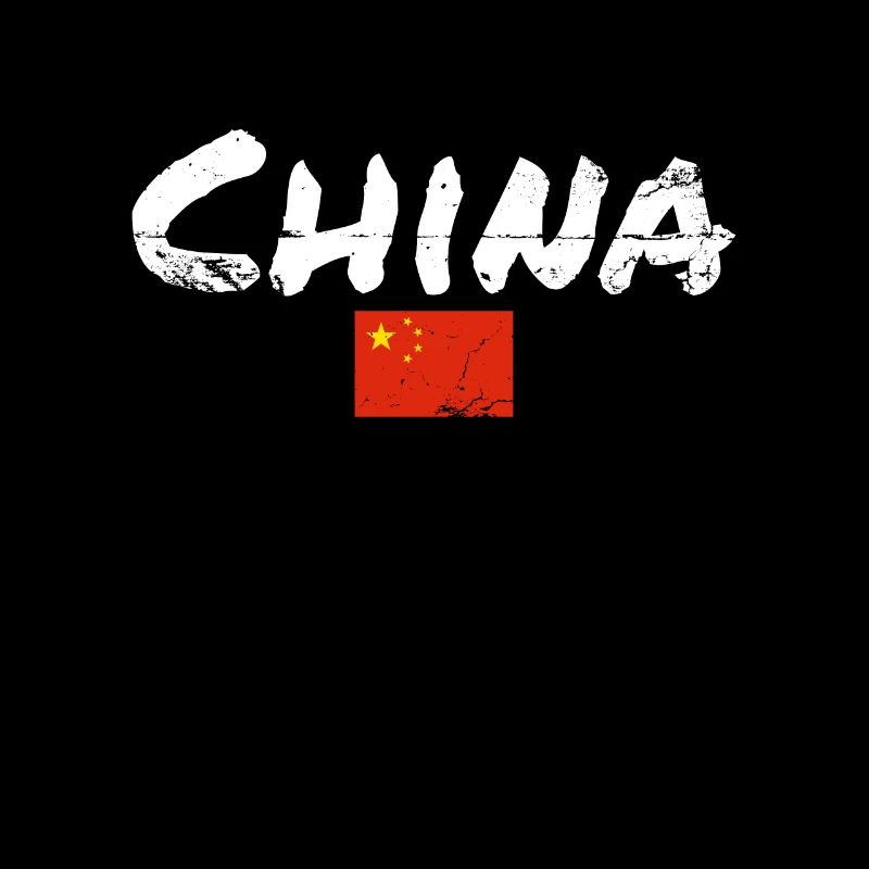 Chine Vintage Drapeau chinois Chinois