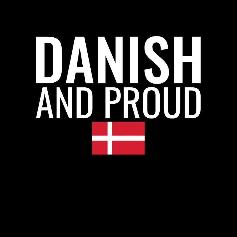 Danish And Proud Denmark Danish Flag Dane