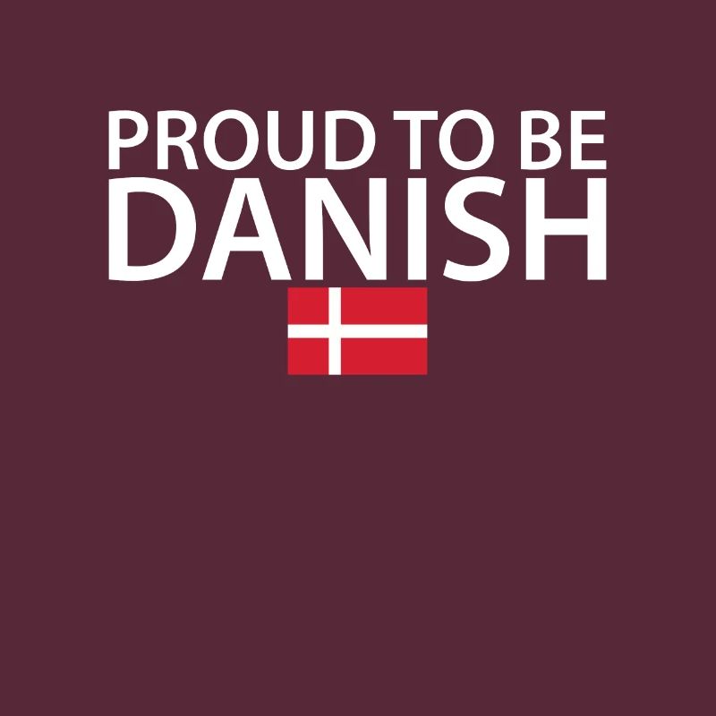 Fier d’être danois Danemark Drapeau danois Danois
