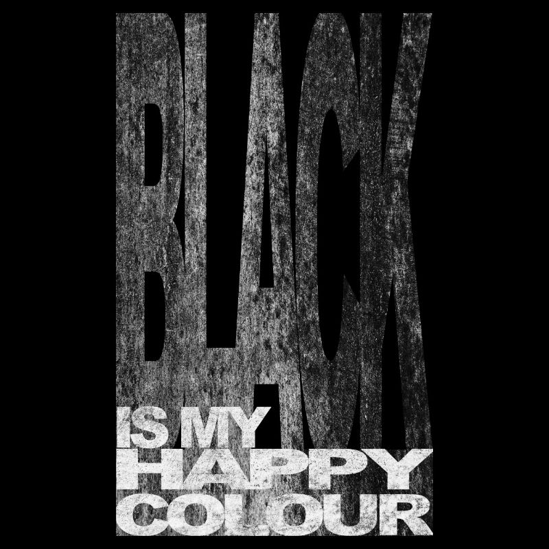 Black is my happy colour colour schwarz Gothic