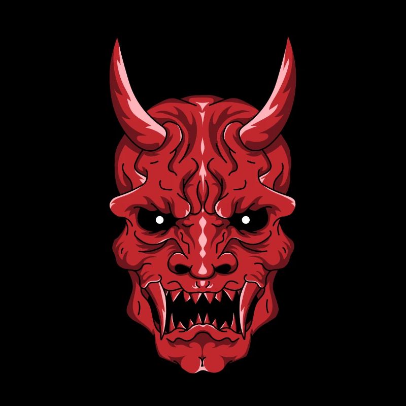 Epic Oni Demon Skull - Rouge