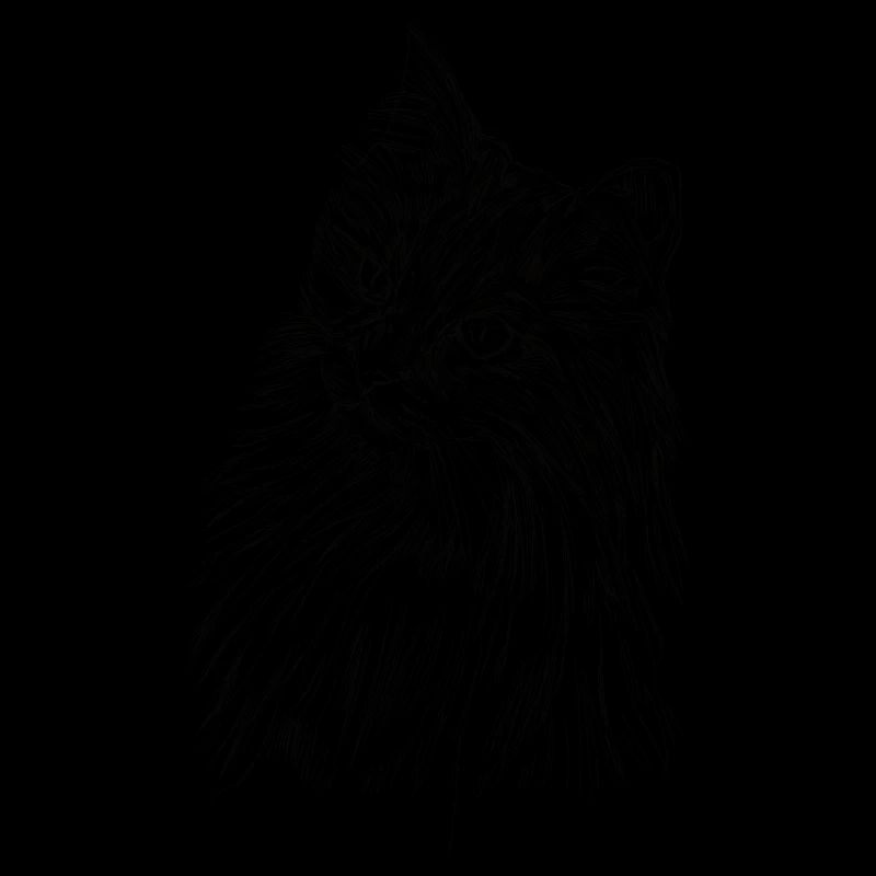 Süßes Katzengesicht