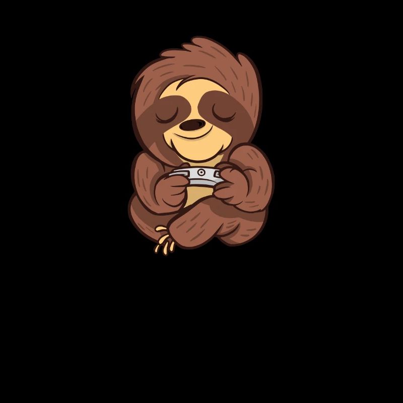 Gaming Kids Sloth Video Game