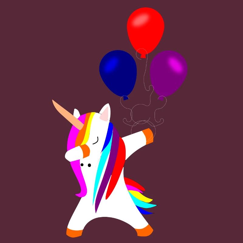 dabbing unicorn, dabbendes Einhorn Einhörner