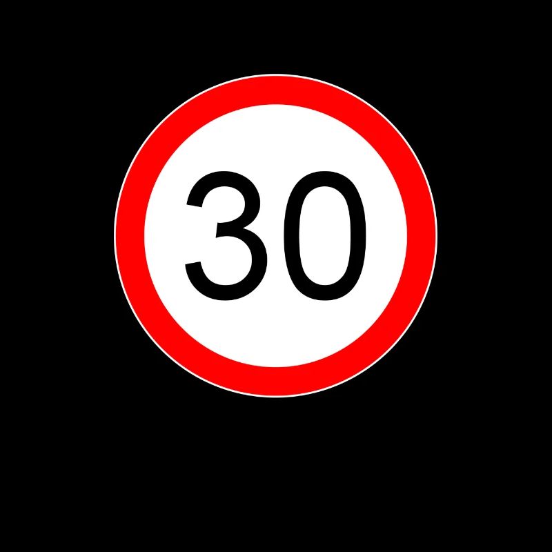 30 years and crisp script black