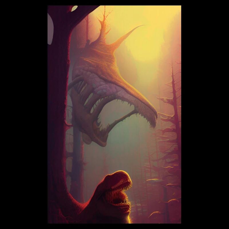 Creepy Horror Comic Alien sur une planète étrange terre