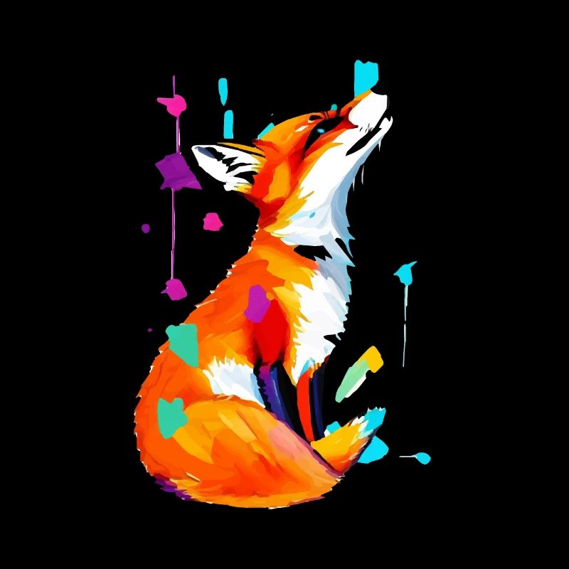 Color Explosion Fox
