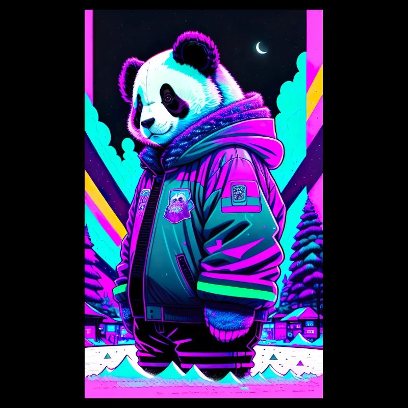 Panda décontracté