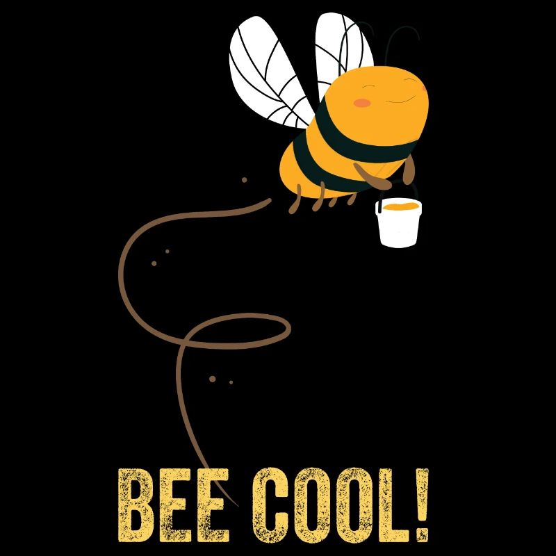 Bee Cool Plante insecte apiculture citations drôle