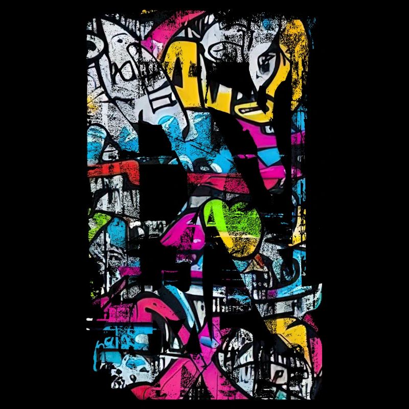 Graffiti style Splash hip hop colors painter color