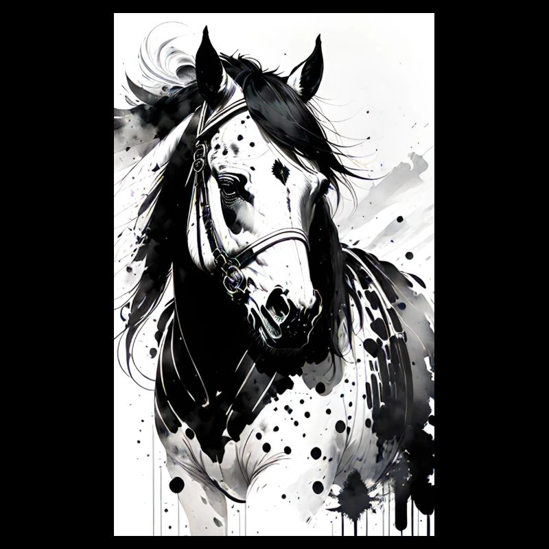 Portrait élégant de cheval