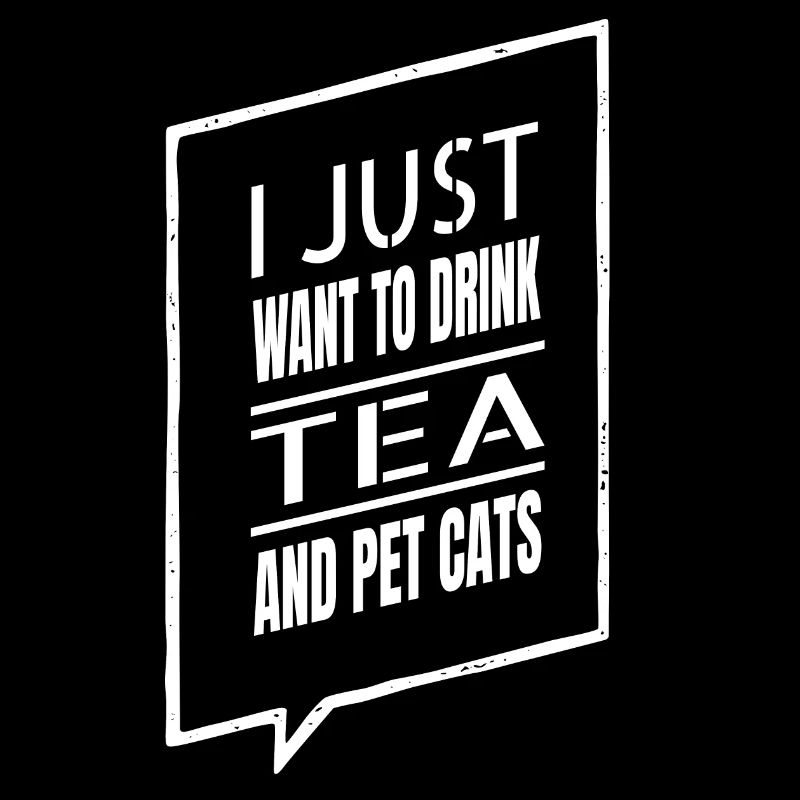 Bubble Tea Vêtements Maison Chat Chat Chat