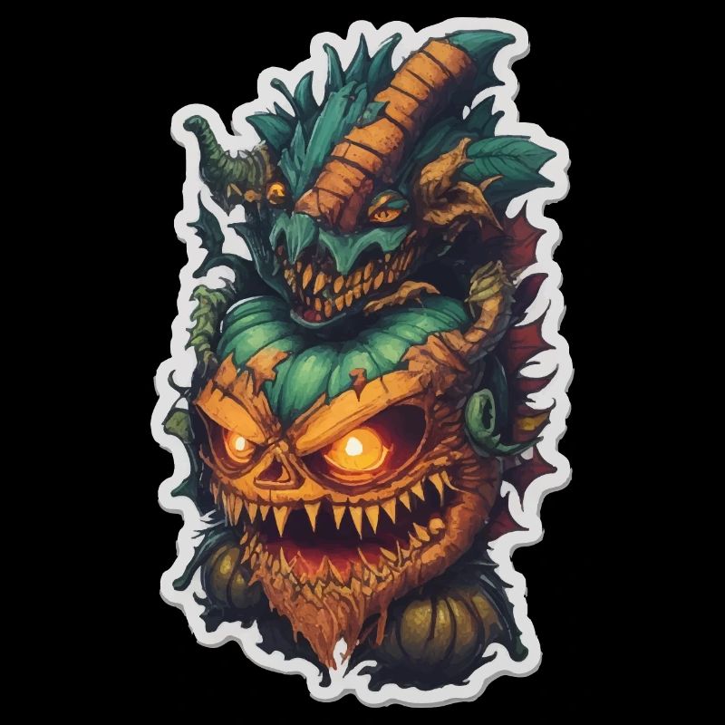 Monstre de citrouille Helloween