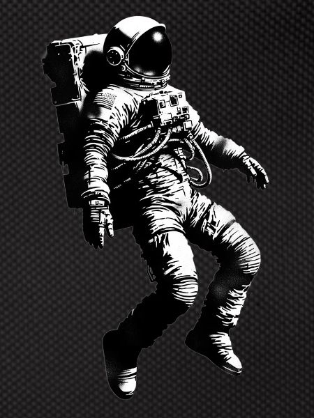 Personalize free-floating astronaut