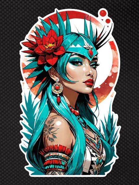 princesse indienne - aztek