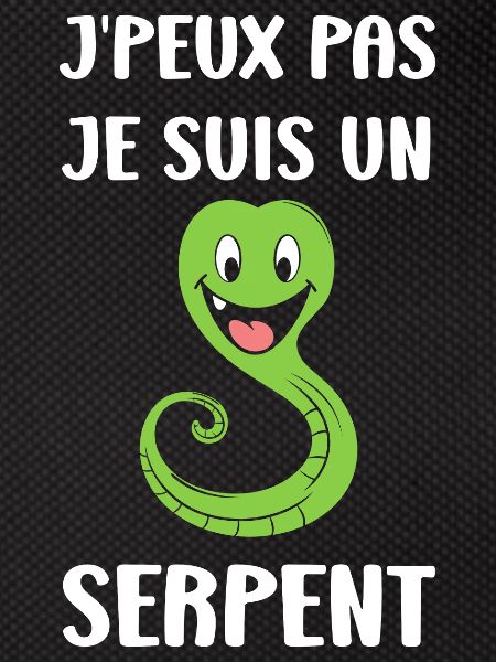 Humour petit serpent