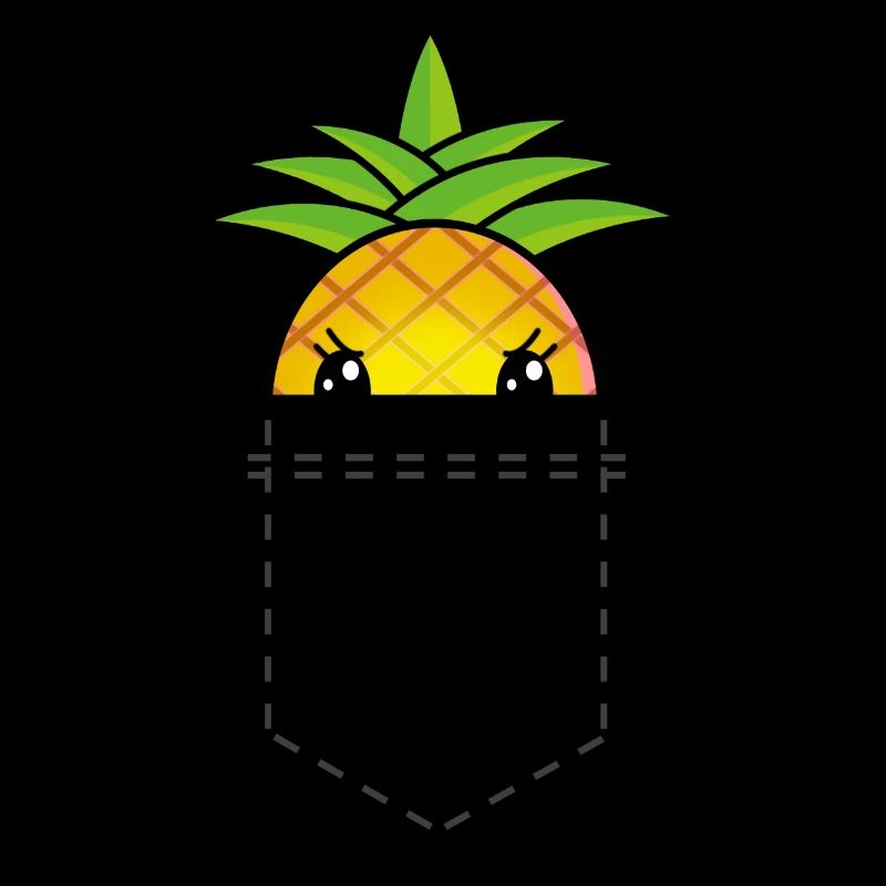 Poche poitrine avec bébé ananas sucré