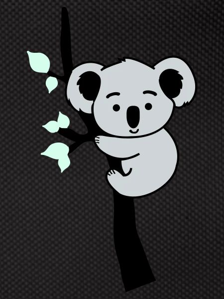 Koala Bear Comic Tree