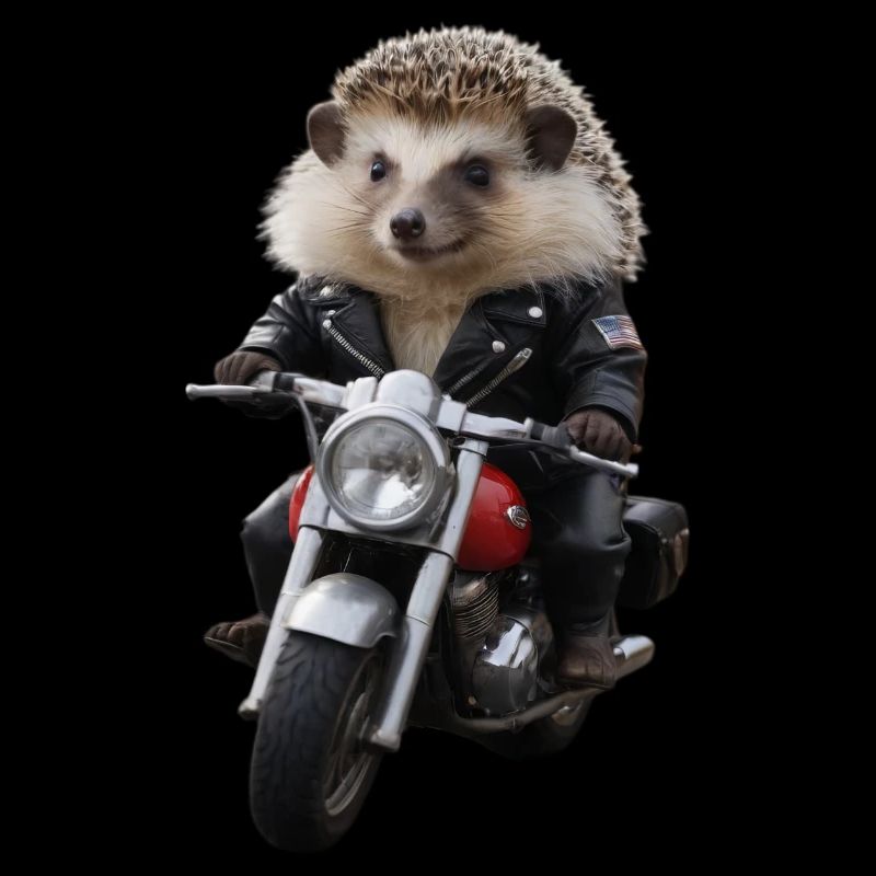 Herisson motard