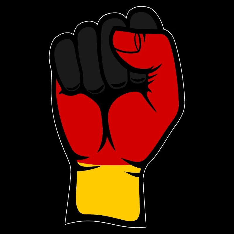 Deutschland Flagge Faust