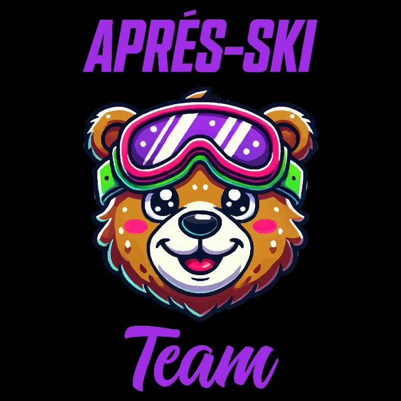 Bear Comic Ski Goggles