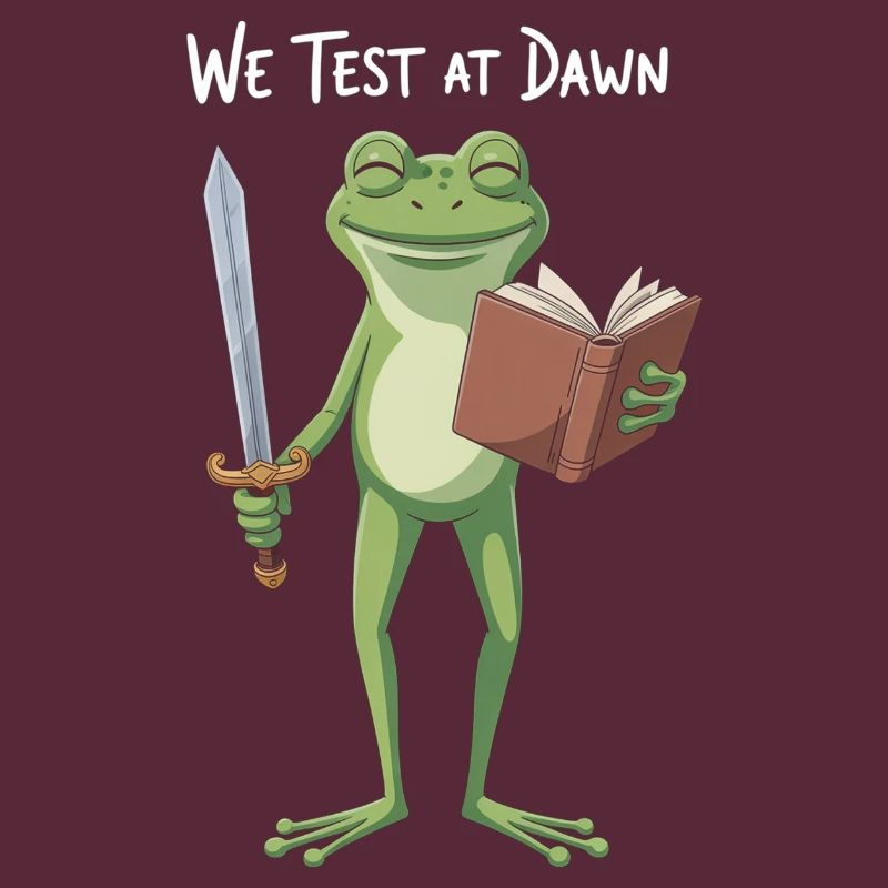Dawn Quest Frog with Book