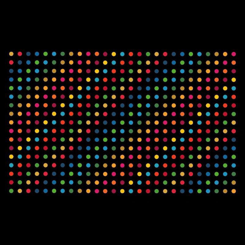 Colorful dot design