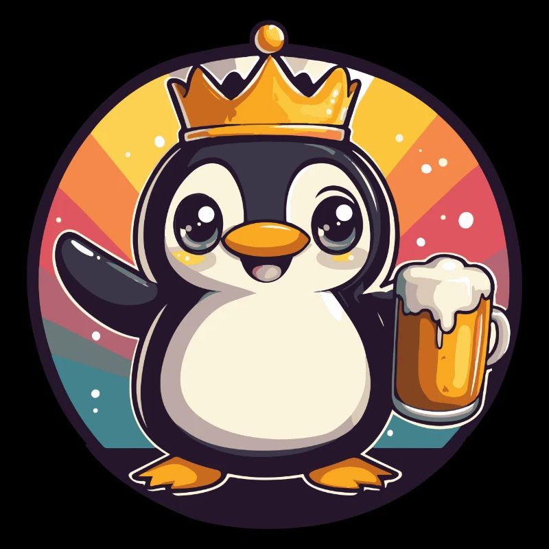 Pinguin Bier Comic