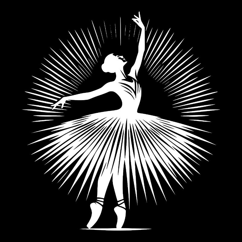 Ballerine gracieuse dans une pose de danse parfaite