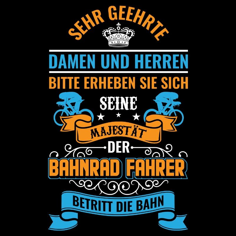 Bahnrad Bahnradfahrer Sprüche Geschenk