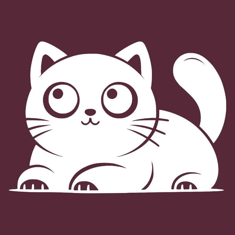 Visage de chat douillet