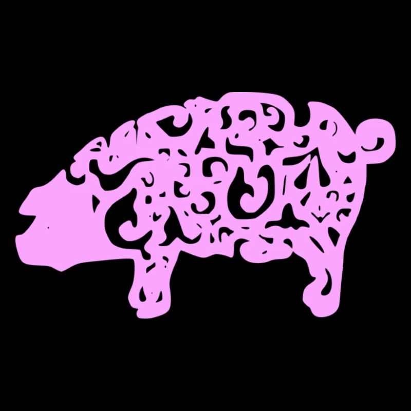 Pig Pattern Flourishes